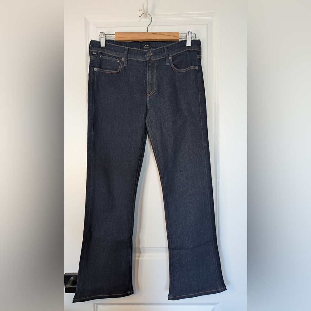 Citizens of Humanity Emmanuelle Slim Boot Cropped Dark Wash Jeans Size 30